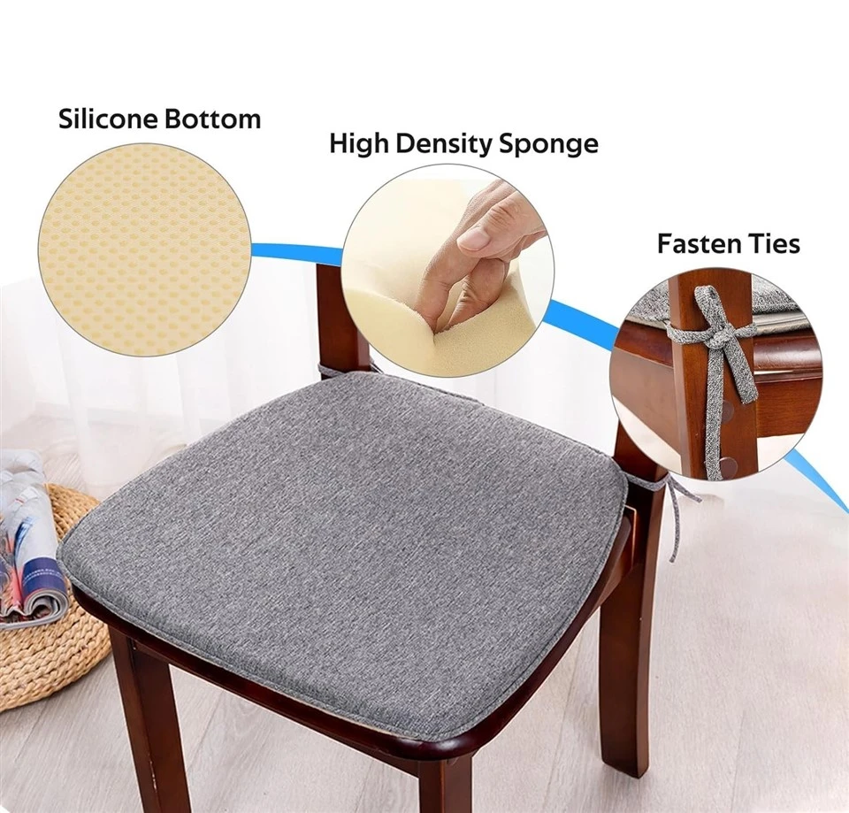 Memory Foam Chair Cushions With Ties